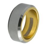 Tungsten Two-Tone Designer Ring